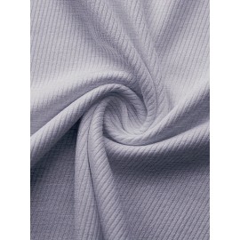 Sold Ribbed Elastic Waist Shorts, Casual Basic Shorts For Summer & Spring, Women's Clothing Sold Ribbed Elastic Waist Shorts, Casual Basic Shorts For Summer & Spring, Women's Clothing