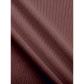 Sold Ribbed Elastic Waist Shorts, Casual Basic Shorts For Summer & Spring, Women's Clothing Sold Ribbed Elastic Waist Shorts, Casual Basic Shorts For Summer & Spring, Women's Clothing