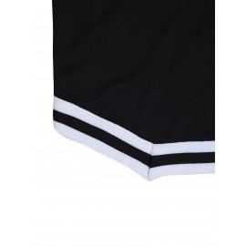Color Block Drawstring Waist Shorts, Casual Elastic Waist Sporty Shorts, Women's Clothing Color Block Drawstring Waist Shorts, Casual Elastic Waist Sporty Shorts, Women's Clothing