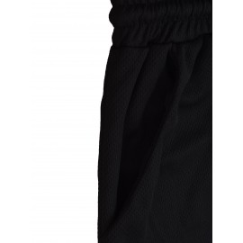 Color Block Drawstring Waist Shorts, Casual Elastic Waist Sporty Shorts, Women's Clothing Color Block Drawstring Waist Shorts, Casual Elastic Waist Sporty Shorts, Women's Clothing