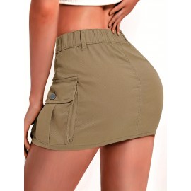 Mini Bodycon Y2K Skirt - Women Denim Skirts - Slim Fit, Button-Front, Flap Pockets, Sexy, Cute, Daily Wear, Versatile, Comfortable, and Chic Mini Bodycon Y2K Skirt - Women Denim Skirts - Slim Fit, Button-Front, Flap Pockets, Sexy, Cute, Daily Wear, Versatile, Comfortable, and Chic