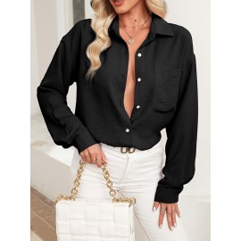 Women's Button Down Shirts Long Sleeve Oversized Work Office Dress Shirt Women's Button Down Shirts Long Sleeve Oversized Work Office Dress Shirt