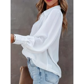 Tooluck Women's Lantern Sleeve Shirt Tooluck Women's Lantern Sleeve Shirt